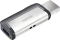 Produktbild: SanDisk Ultra DualDrive USB-Zusatzspeicher Smartphone/Tablet Silber 64 GB USB-A (USB 3.2 Gen 1), USB-C