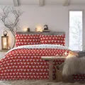 Produktbild: WeihnachtsBettbezug – Einzelbettgröße 140 x 200 cm – RotkehlchenDesign – Wen...