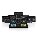 Produktbild: Reloop Buddy Kompakter 2-Kanal DJ Controller für Algoriddim DJay auf iOS, iPadOS, Android, Mac und PC mit RGB Performance Pads, FX Paddel und Neural Mix Steuerung, schwarz