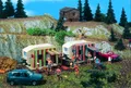 Produktbild: Vollmer 45145 H0 Campingwagen, 2 Stück