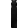 Produktbild: Tommy Hilfiger Slim Fit Maxikleid ohne Ärmel in Black, Größe S