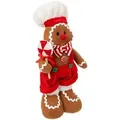 Produktbild: Plüschige Weihnachtsdekoration, Lebkuchenmann, 35 Cm