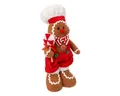 Produktbild: Atmosphera Créateur d'intérieur Dekoobjekt Plüschige Weihnachtsdekoration, Lebkuchenmann, 35 cm (Deko-Objekt, Deko-Objekt)