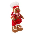 Produktbild: Plüschige Weihnachtsdekoration, Lebkuchenmann, 35 cm