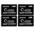 Produktbild: 4x LEINA KFZ Verbandkasten schwarz DIN 13164 2022 NEUE NORM Verbandskasten Pkw