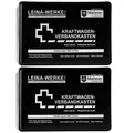 Produktbild: 2x LEINA KFZ Verbandkasten schwarz DIN 13164 2022 NEUE NORM Verbandskasten Pkw
