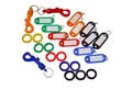 Produktbild: Easy Work Schlüsselanhänger Set Schlüsselanhänger Schlüsselschilder Kennringe Karabiner Set 25 (25-tlg), mit Beschriftungsfeld