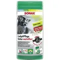 Produktbild: SONAX CockpitPflegeTücher Matteffect Green Lemon ( 25 Stück ) Reinigungstücher 25x  04128000
