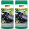 Produktbild: 2x Sonax Cockpitpflegetücher GreenLemon matteffect 2x 25 Feuchttücher