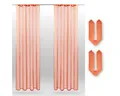 Produktbild: Bestlivings Vorhang (2 St), Kräuselband, transparent, Voile, Gardinenset 