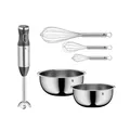 Produktbild: WMF Set 3-tlg Stabmixer 600 W, Küchenschüssel-Set 22, 24 cm, Schneebesen 3-tlg