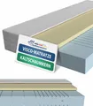 Produktbild: AM Qualitätsmatratzen | Visco-Matratze 180x200 cm | H3 | Hochwertige Matratze mit 4 cm Visco-Auflage | 20 cm Höhe | Germany | 180 x 200 cm