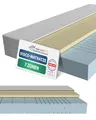 Produktbild: AM Qualitätsmatratzen 7 Zonen Viscoschaum Matratze 180x200 H3 - Made in Germany - Oeko TEX zertifizierte Memory Schaum Matratze 180x200-20 cm Hoch - Hybridschaummatratze 180x200 H3 mit Viscoauflage