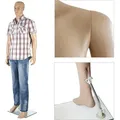 Produktbild: Männliche Schaufensterpuppe 185 cm aus Kunststoff, realistische Proportionen