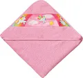 Produktbild: Erwin Müller Kinder Kapuzenbadetuch, Kapuzenhandtuch Einhorn, Unicorn rosa Größe 100x100 cm - weich, saugstark