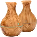 Produktbild: Ultraschall Luftbefeuchter Aroma Diffuser Humidifier 150ml LED Licht Holz Retoo