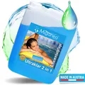 Produktbild: Miganeo 5l Ultraklar 2in1 Algenvernichter Klarmacher Algezid Algizid für Pool