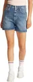 Produktbild: Tommy Jeans Damen Jeans Shorts Mom Short High Waist, Blau (Denim Medium), 30W