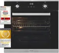 Produktbild: Exquisit Einbaubackofen EBE76-9-H-020 inox | Energieeffizienzklasse A | 75,6 l Garraum | Einbaubackofen 60 cm