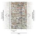 Produktbild: Livingwalls Vliestapete The Wall II Steinmauer 392511
