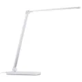 Produktbild: Lightbox LED Tischlampe mit CCT (2700-6500 K) & Wireless Charging & 3-Stufen-Touchdimmer & USB | einstellbar | 38 cm | weiße Schreibtischleuchte für das Büro | 610 lm | aus Kunststoff/Metall