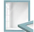 Produktbild: WANDStyle Wandspiegel H750, Blau, aus Massivholz im Landhausstil