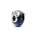 Produktbild: PANDORA Moments Disney Micky Maus & Minnie Maus Blaues Murano-Glas-Charm aus Sterling Silber, Zirkonia, Kompatibel Moments, 792958C01