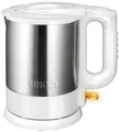 Produktbild: Unold 18010 Wasserkocher - Edelstahl Kettle, Weiß 1,5 L, EU Stecker, 2200 W, Blitzkocher, 360° drehbarer Edelstahl Sockel, Trockengehschutz, Abschaltautomatik, integrierter Kalkfilter