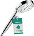 Produktbild: hansgrohe Duschkopf Croma S, Duschbrause wassersparend, 1 Strahlart, Antikalk-Funktion, Weiß/Chrom