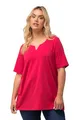 Produktbild: Ulla Popken Damen Shirt rot 46+