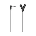 Produktbild: Hama Stereo-Audio-Adapter 3,5-mm-Stecker>2 x 3,5-mm-Kupplung schwarz