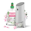 Produktbild: Air Wick Active Fresh – Starter Set – Aeorosolfreier, automatischer Lufterfrischer – Raumduft Jasminblüte – 228 ml Nachfüller + Gerät