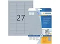 Produktbild: HERMA Typenschildetiketten 4222 Silber DIN A4 63,5 x 29,6 mm 25 Blatt à 27 Etiketten