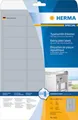 Produktbild: HERMA Typenschildetiketten, silber, extrem stark haftend, 63,5 x 29,6mm, 675