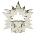 Produktbild: Lambert Windlicht Teelichthalter Stern Nova Silber (9cm)