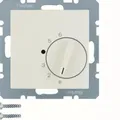 Produktbild: Berker 20268982 Temperaturregler mit Wechsler und Zentralstück weiß, glänzend Berker S.1