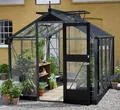Produktbild: Gewächshaus Juliana Compact 6,6m² Alu anthrazit 3mm Sicherheitsglas
