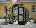 Produktbild: Juliana Gewächshaus Kompakt 6,6 m² ALU Anthrazit 3mm Sicherheitsglas