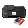 Produktbild: Canon Pixma TR7650 DRUCKER SCANNER KOPIERER WLAN + 5 XXL TINTE gebraucht