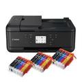Produktbild: Canon Pixma TR7650 DRUCKER SCANNER KOPIERER WLAN Duplex-Druck + 15 XXL TINTE NEU