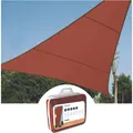 Produktbild: Perel SONNENSEGEL - DREIECKIG - 3.6 x 3.6 m x 3.6 m - FARBE: TERRACOTTA (GSS3360TR)