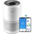 Produktbild: LEVOIT Luftreiniger Raumluftgerät Luftreinigung Air Purifier Allergiker Schimmel Staub Pollen Tierhaare Auto Modus Timer Schlafmodus Luftqualitaet... - Weiß