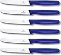 Produktbild: Victorinox 5.1332 Tafelmesser rund Wellenschliff 6-er Pack, blau