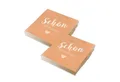 Produktbild: itenga Papierserviette itenga 40x Serviette Schön dass du da bist apricot
