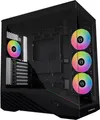 Produktbild: Lian Li Vector V100 PC-Gehäuse, Midi-Tower, ATX, RGB, Tempered Glass - schwarz
