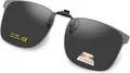 Produktbild: Polarisierte Clip-On Sonnenbrille UV400 Anti-Glare Laserdesign Uni