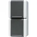 Produktbild: Jung WG 800 IP44 Steckdose 2fach, senkrecht 822W