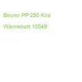 Produktbild: Beurer PP 250 Kira Wärmebett 10549 (4211125105495)