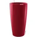 Produktbild: Lechuza Übertopf RONDO 32, scarlet rot hochglanz, Ø 33 x 57 cm, aus Kunststoff, für innen und außen, Wasserspeicher und Innentopf