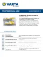 Produktbild: Starterbatterie VARTA 840095085K312